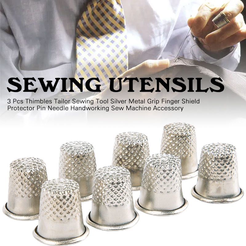 Sewing Thimble Metal - Dedal Metal Dedais De Costura, Mão-trabalho,