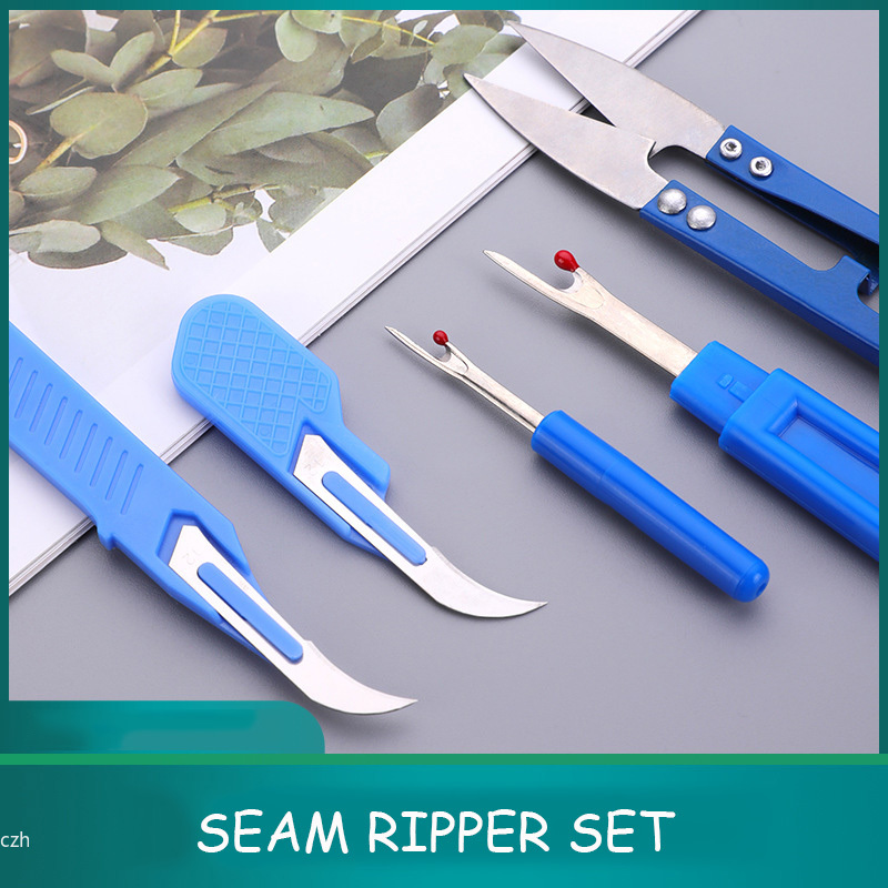 Sewing Kit - Kit de 5 Peças Azul para