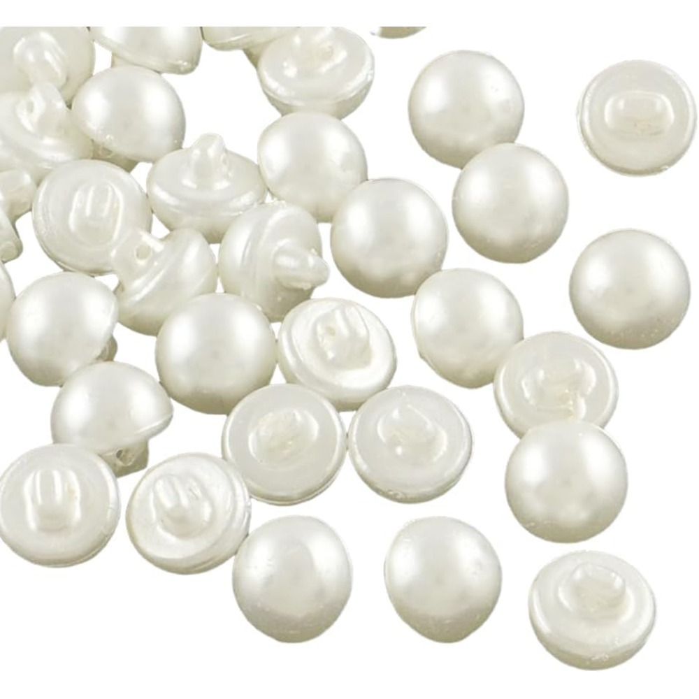 Sewing Kit - 12mm 100 peças 1 buraco bege