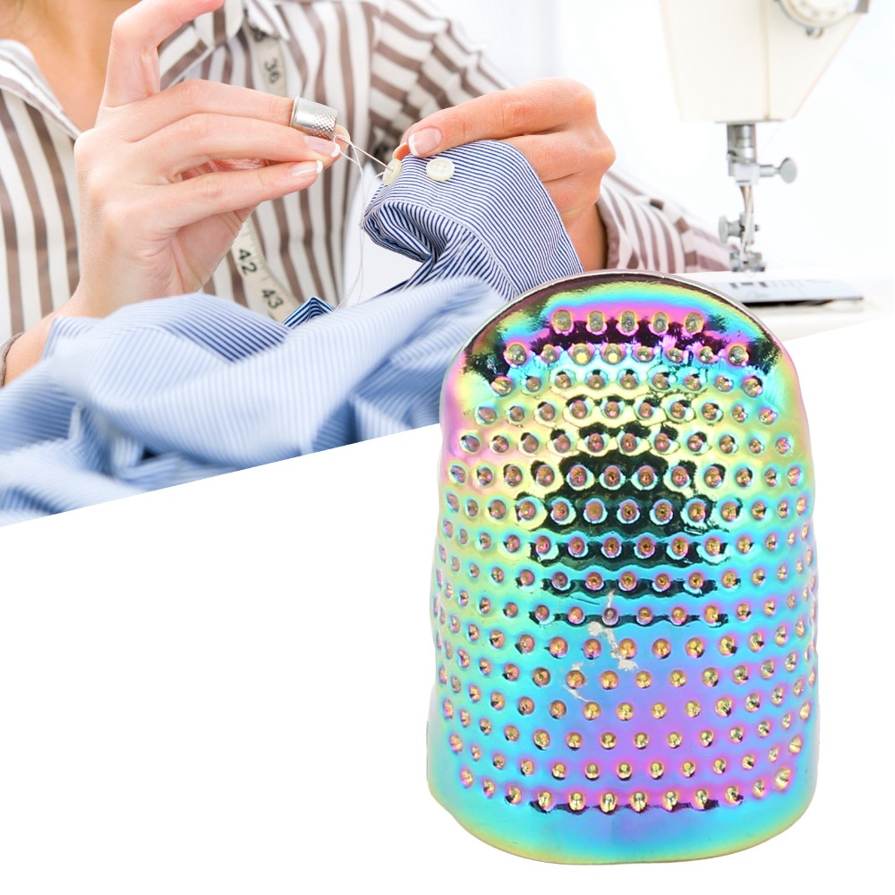 Sewing Thimble Metal - 4 Peças Dedal Protetor de Dedo