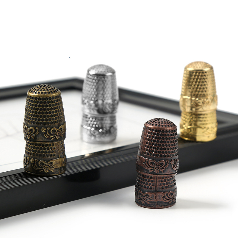 Retro protetor de dedo antigo  - Sewing Thimble Metal avaliação e preço