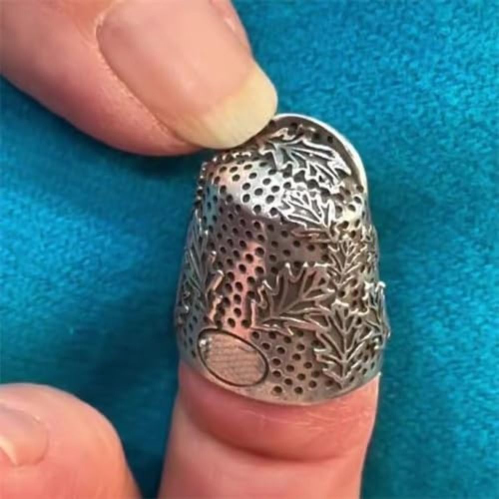 Metal aberto prego bolota deda - Sewing Thimble Metal avaliação e preço