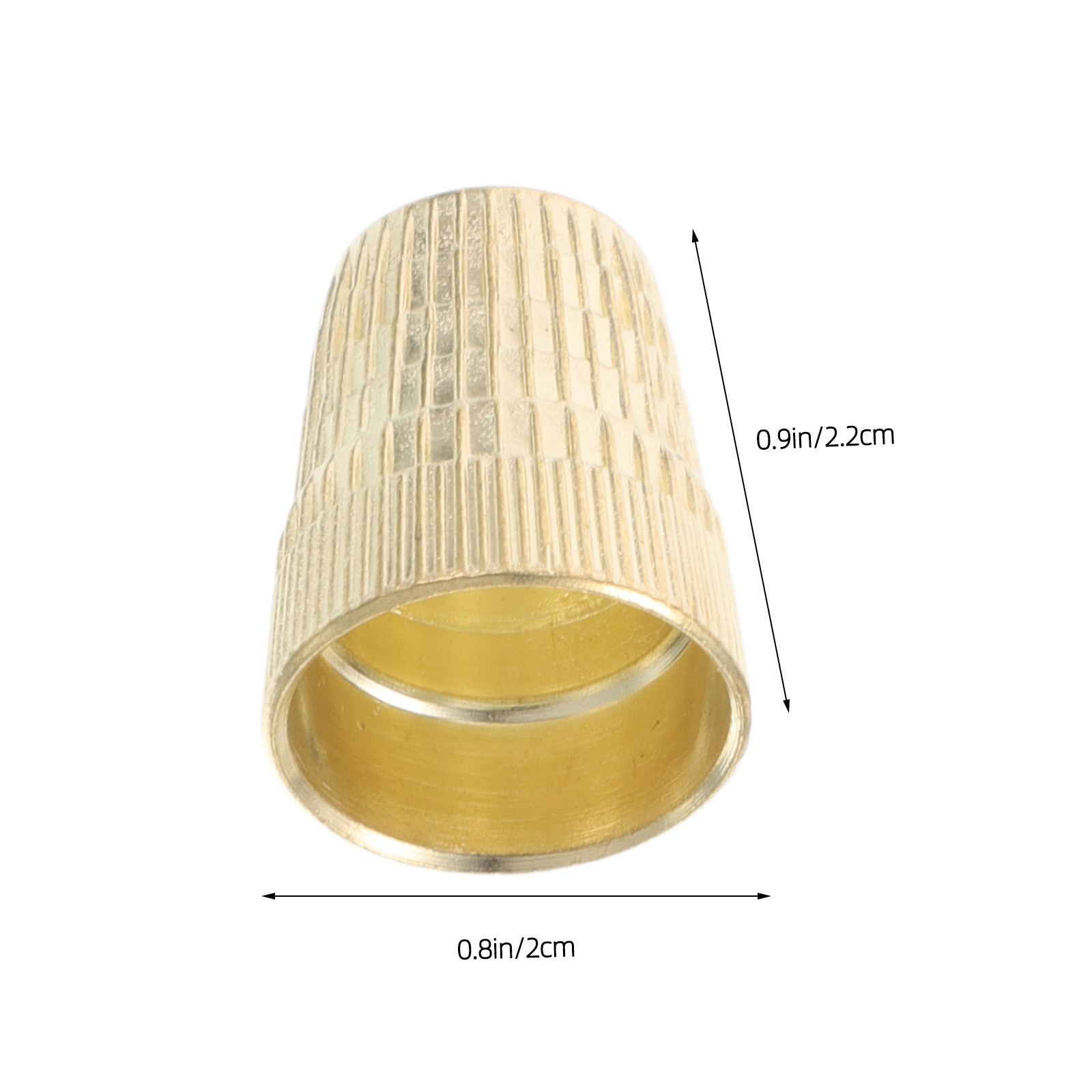 6 Peças de Dedais de Costura d - Sewing Thimble Metal avaliação e preço