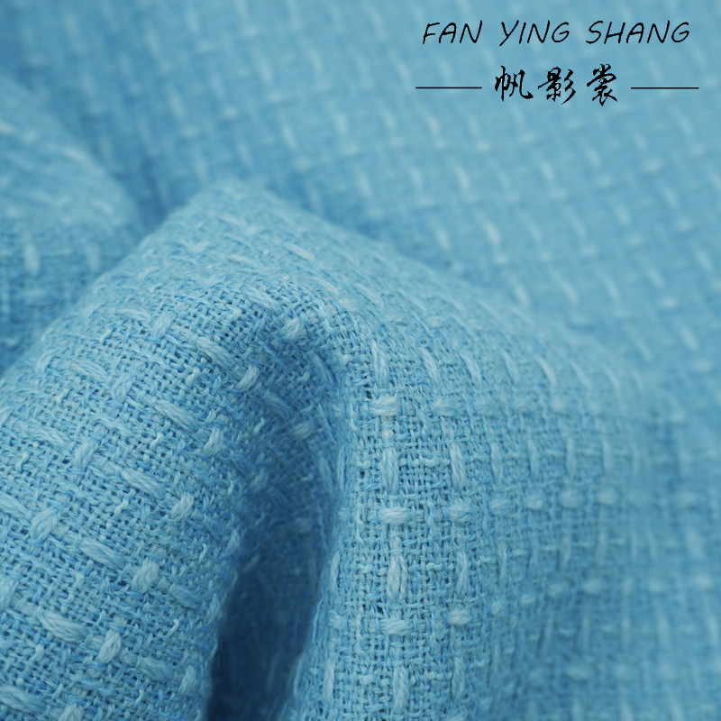 2025 venda quente bebê azul al - Sewing Tweed Fabric avaliação e preço