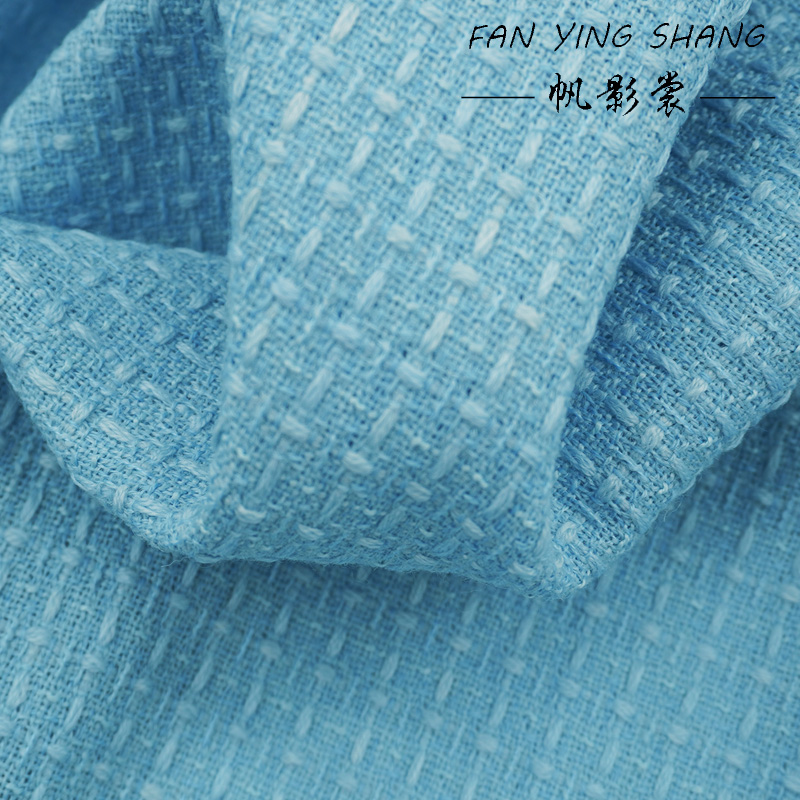 2025 venda quente bebê azul al - Sewing Tweed Fabric avaliação e preço