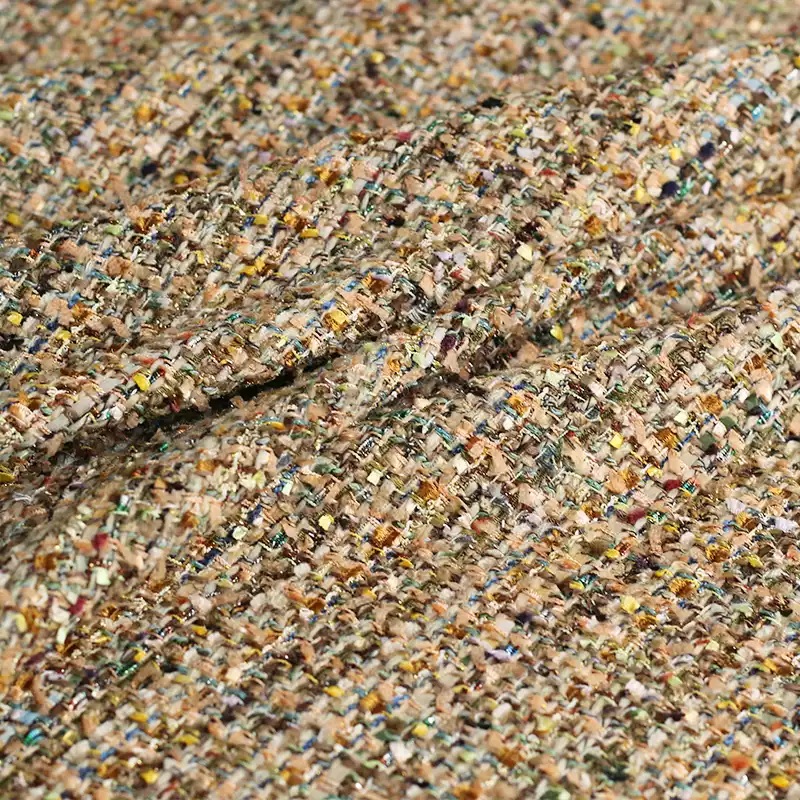 Tecido Tweed Trançado Tingido  - Sewing Tweed Fabric avaliação e preço