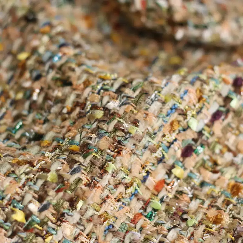 Tecido Tweed Trançado Tingido  - Sewing Tweed Fabric avaliação e preço