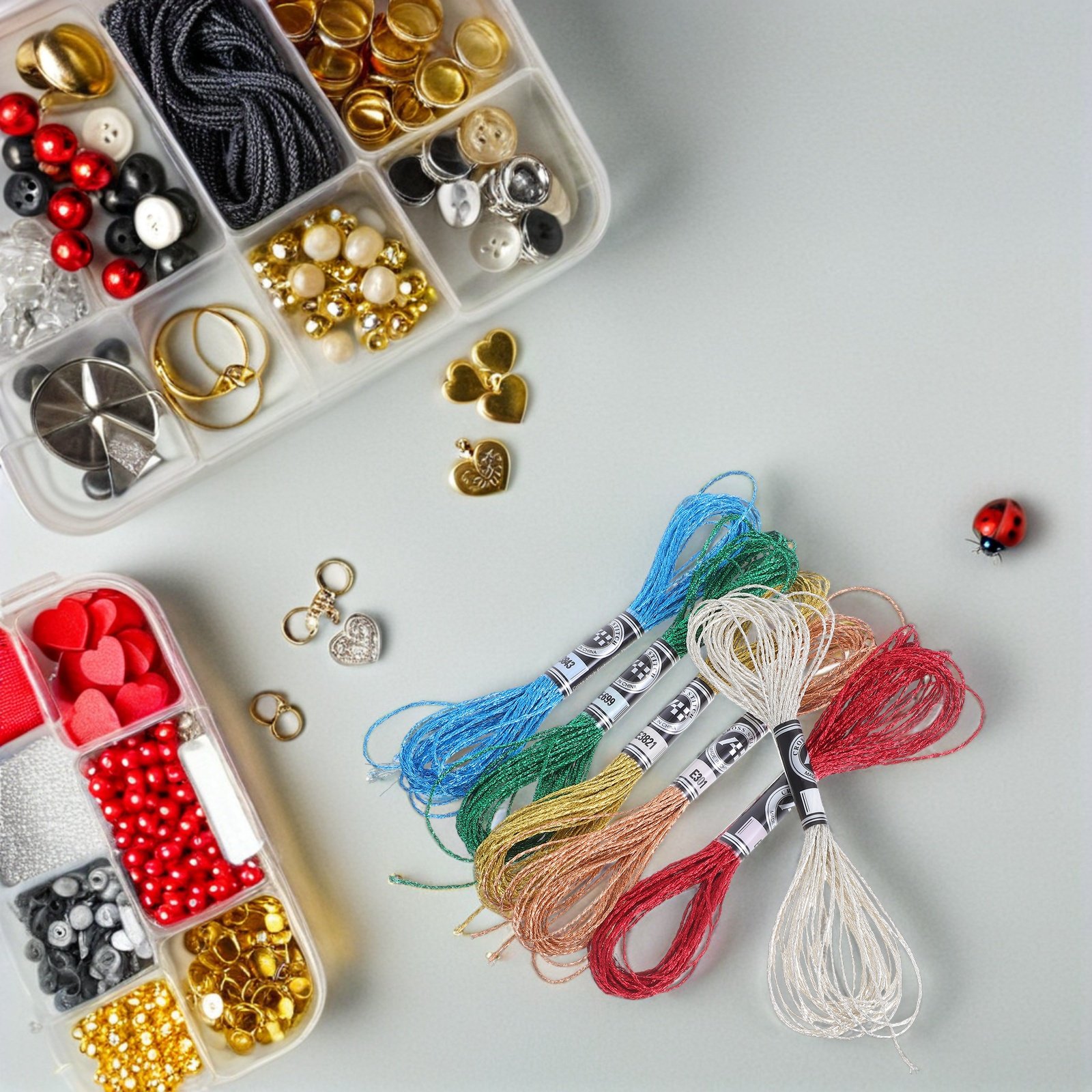 Conjunto de 6 Fios de Bordado  - Embroidery Floss Thread avaliação e preço