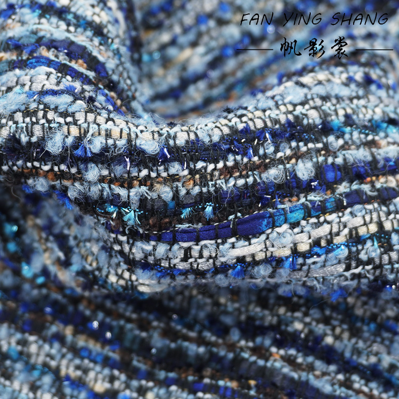 2025 série azul brilhante chif - Sewing Tweed Fabric avaliação e preço