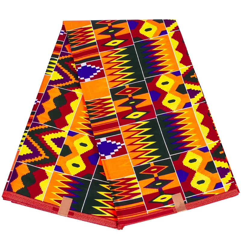 Tecido africano 3/6 jardas alg - Sewing Batik Fabric avaliação e preço