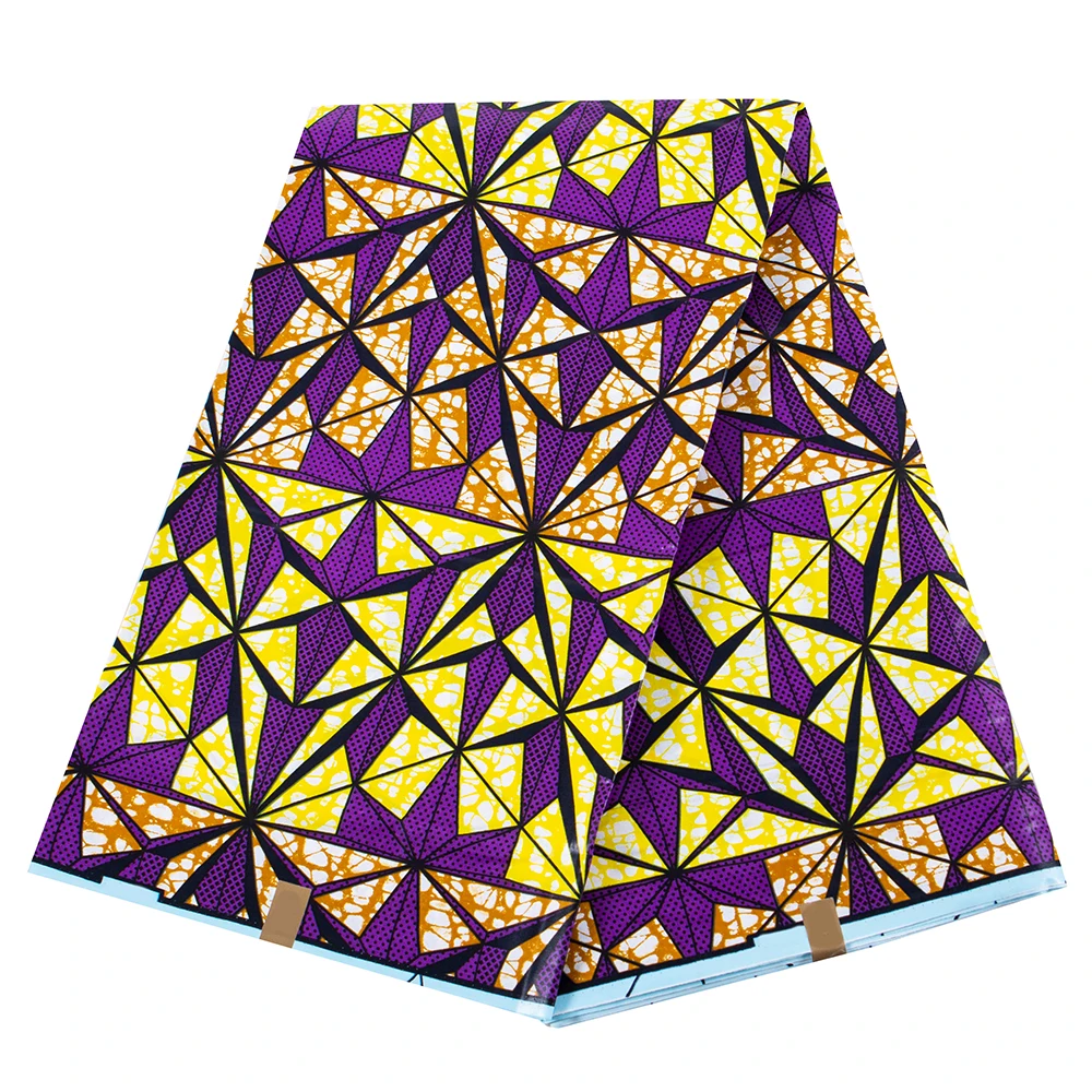 Tecido africano 3/6 jardas alg - Sewing Batik Fabric avaliação e preço