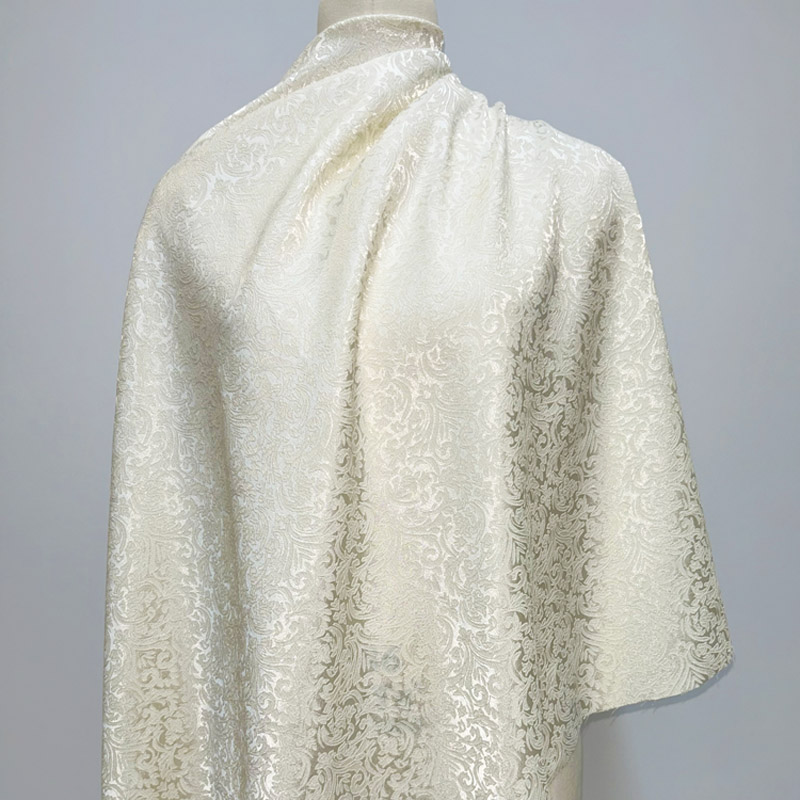 Brocado jacquard damasco bege  - Textile Sewing Patterns avaliação e preço