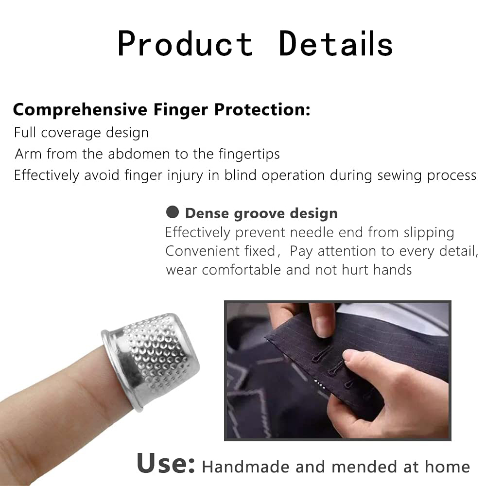 10/30 pçs dedal de costura de  - Sewing Thimble Metal avaliação e preço