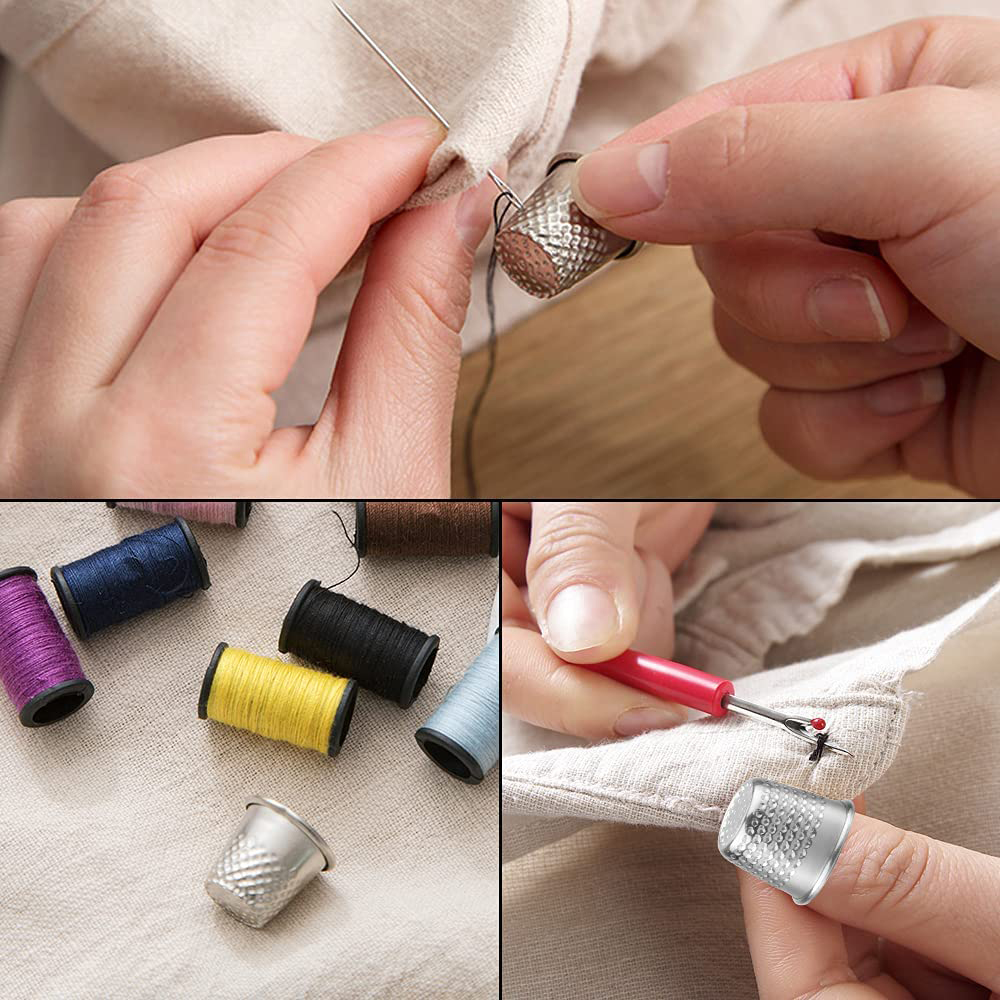 10/30 pçs dedal de costura de  - Sewing Thimble Metal avaliação e preço
