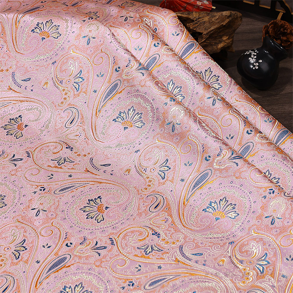 Tecido Jacquard Brocado com Pa - Textile Sewing Patterns avaliação e preço