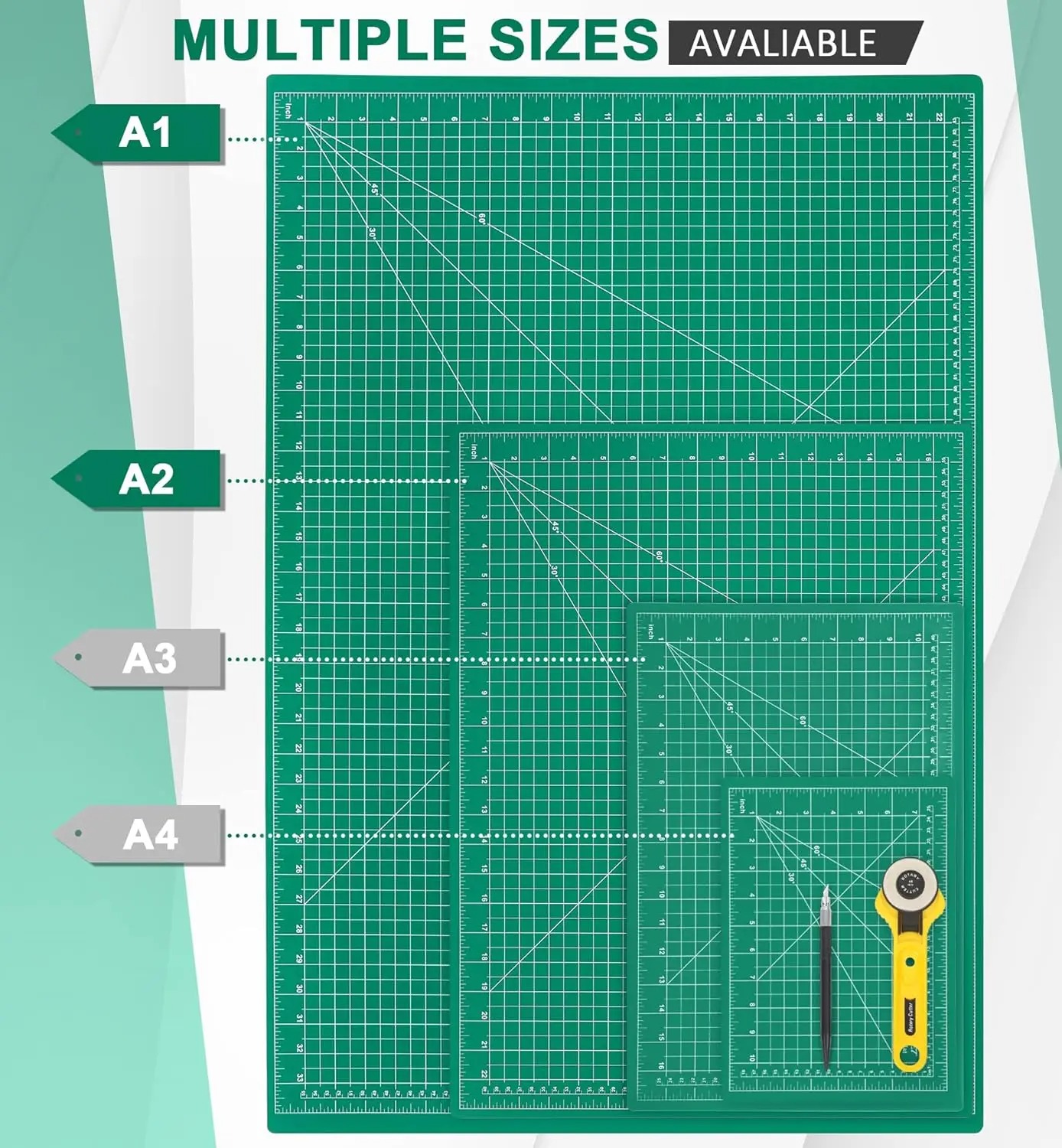 Tapete de corte de pvc a2 a3 a - Cutting Mat Self Heal avaliação e preço