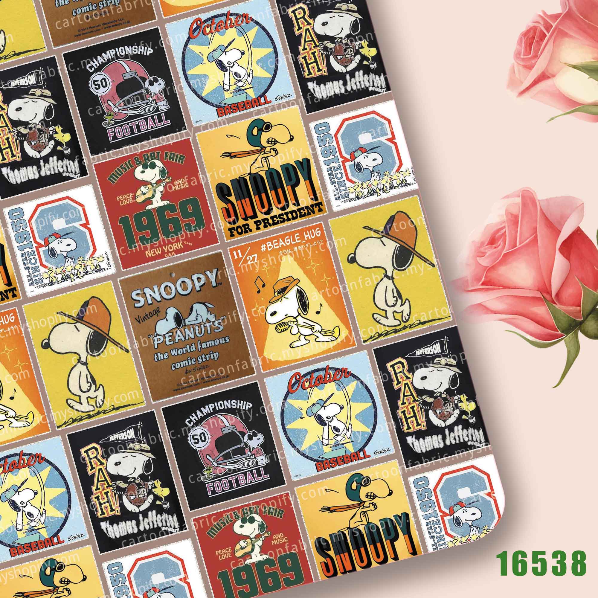 Tecido TAKARA TOMY Snoopy 140x - Sewing In Textile avaliação e preço