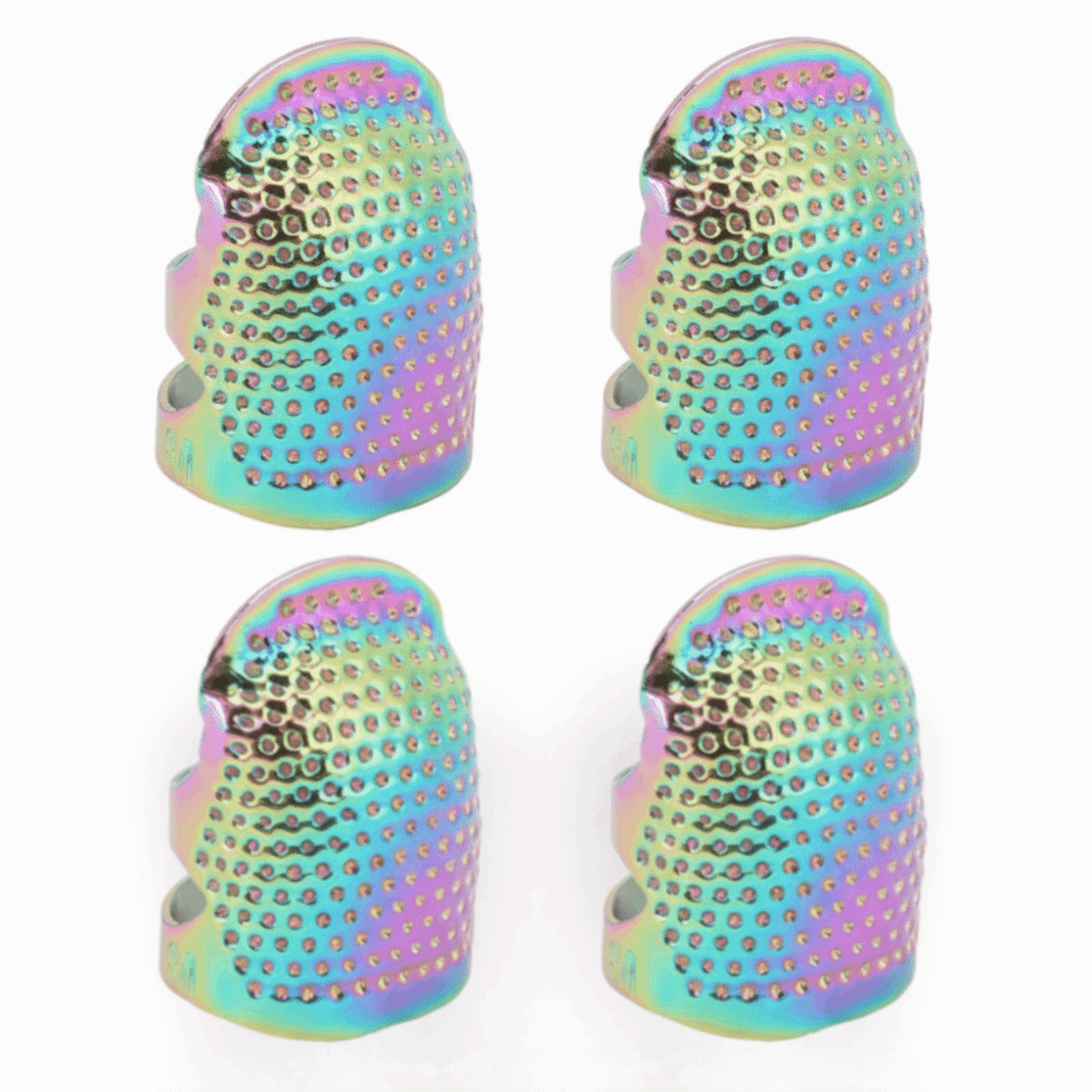 4 Peças Dedal Protetor de Dedo - Sewing Thimble Metal avaliação e preço