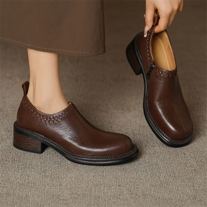 Novos Sapatos Femininos de Cou - Sewing Zipper avaliação e preço