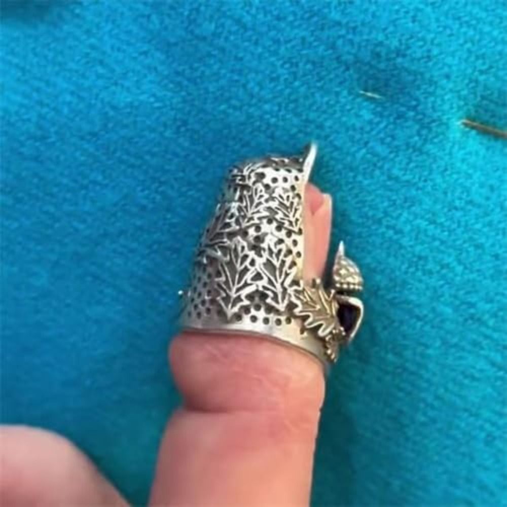 Dedal de Metal Aberto em Forma - Sewing Thimble Metal avaliação e preço