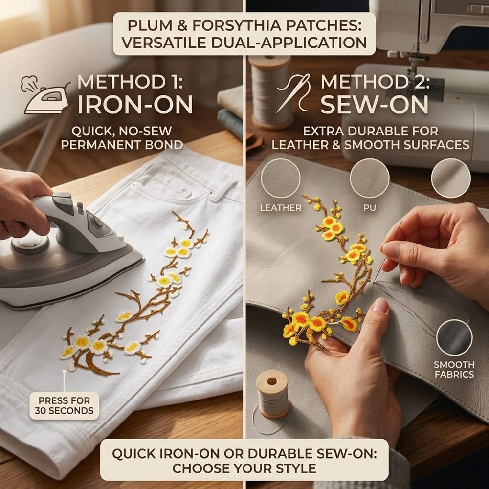 Patches Termocolantes de Flor  - Textile For Sewing avaliação e preço