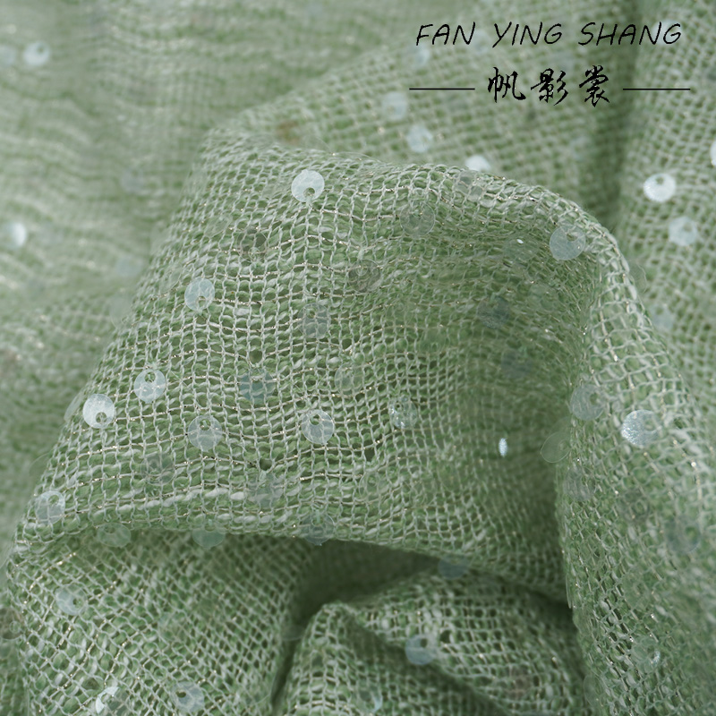 Tecido Tweed Verde Claro com L - Sewing Tweed Fabric avaliação e preço