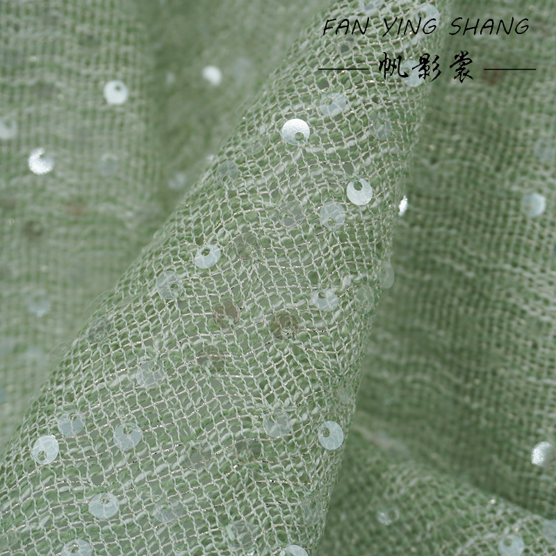 Tecido Tweed Verde Claro com L - Sewing Tweed Fabric avaliação e preço