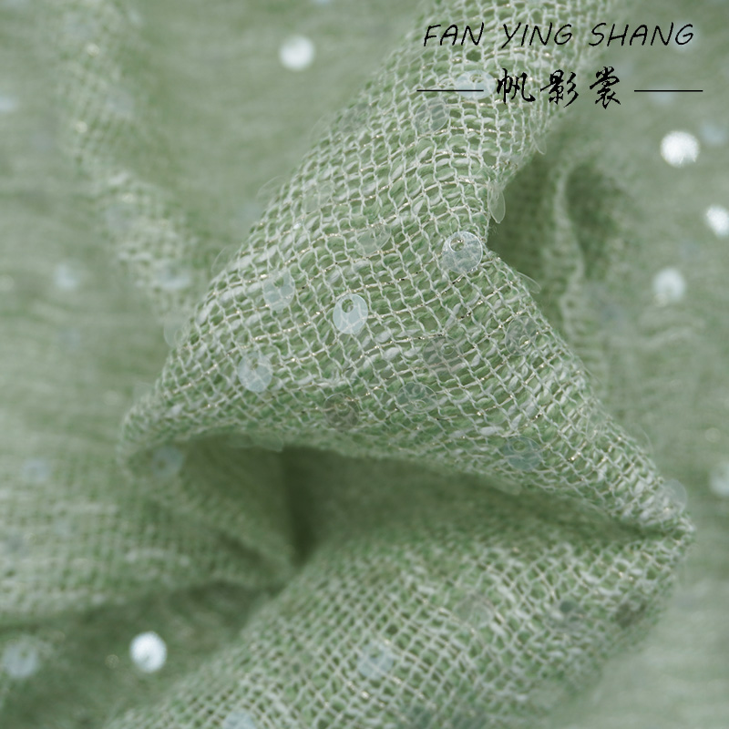Tecido Tweed Verde Claro com L - Sewing Tweed Fabric avaliação e preço