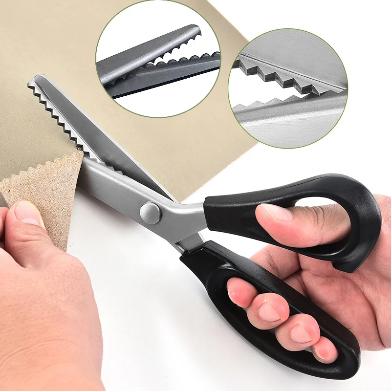 Tesoura dentada de aço inoxidá - Pinking Shear Blade avaliação e preço