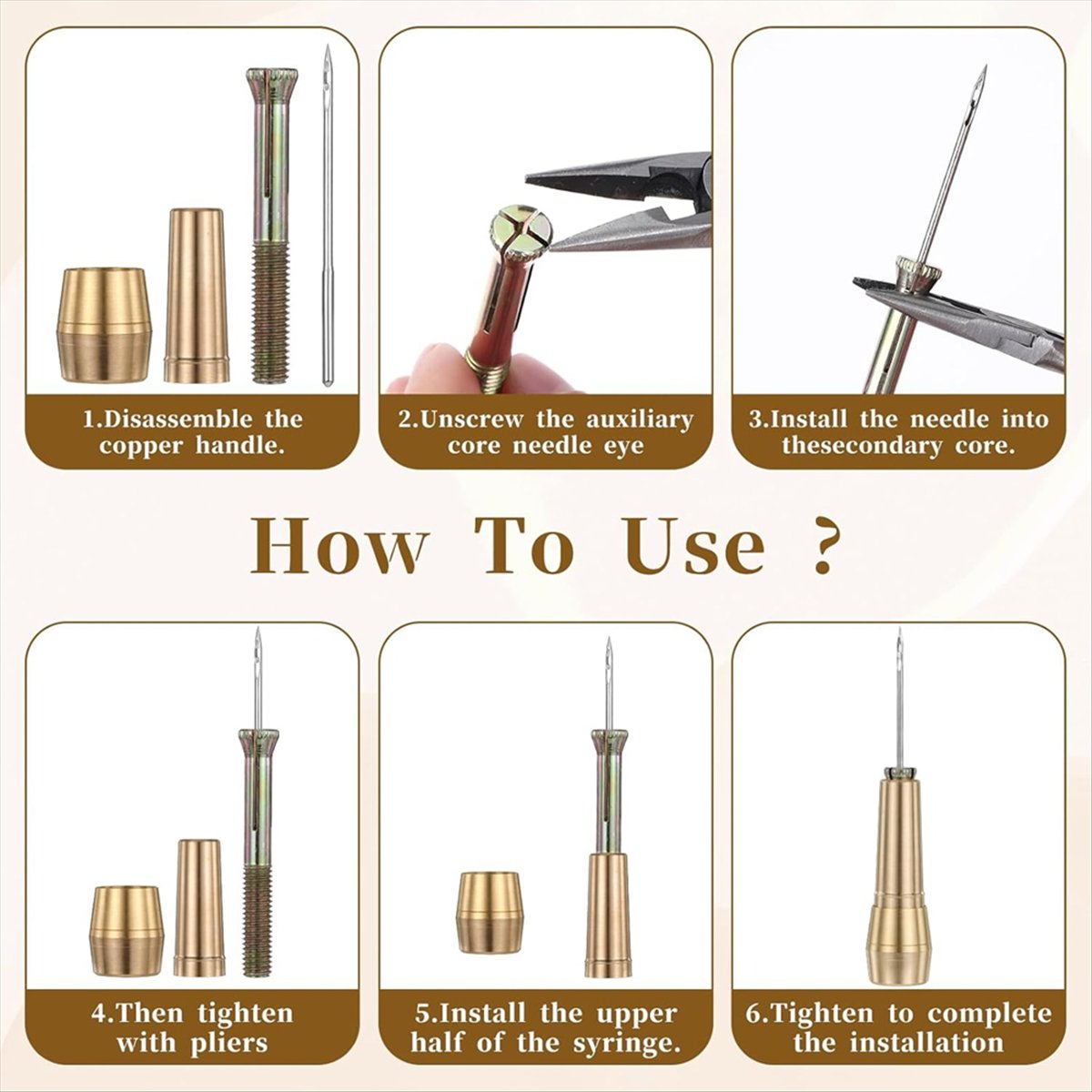 Kit de furador de costura de c - Sewing Kit avaliação e preço
