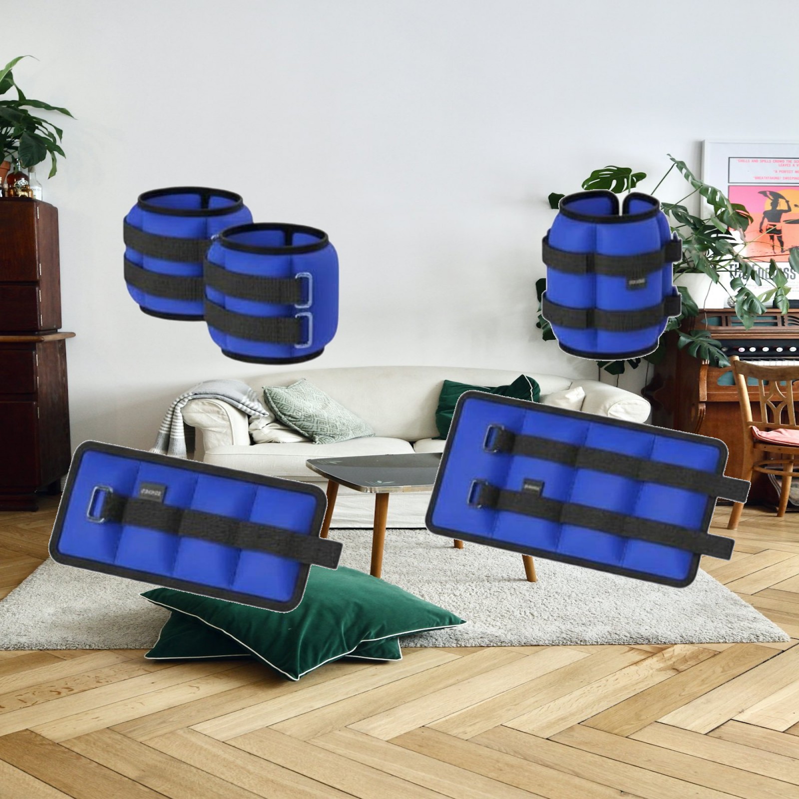 Saco de Areia para Pernas 1kg, - Fabric Weight Set avaliação e preço