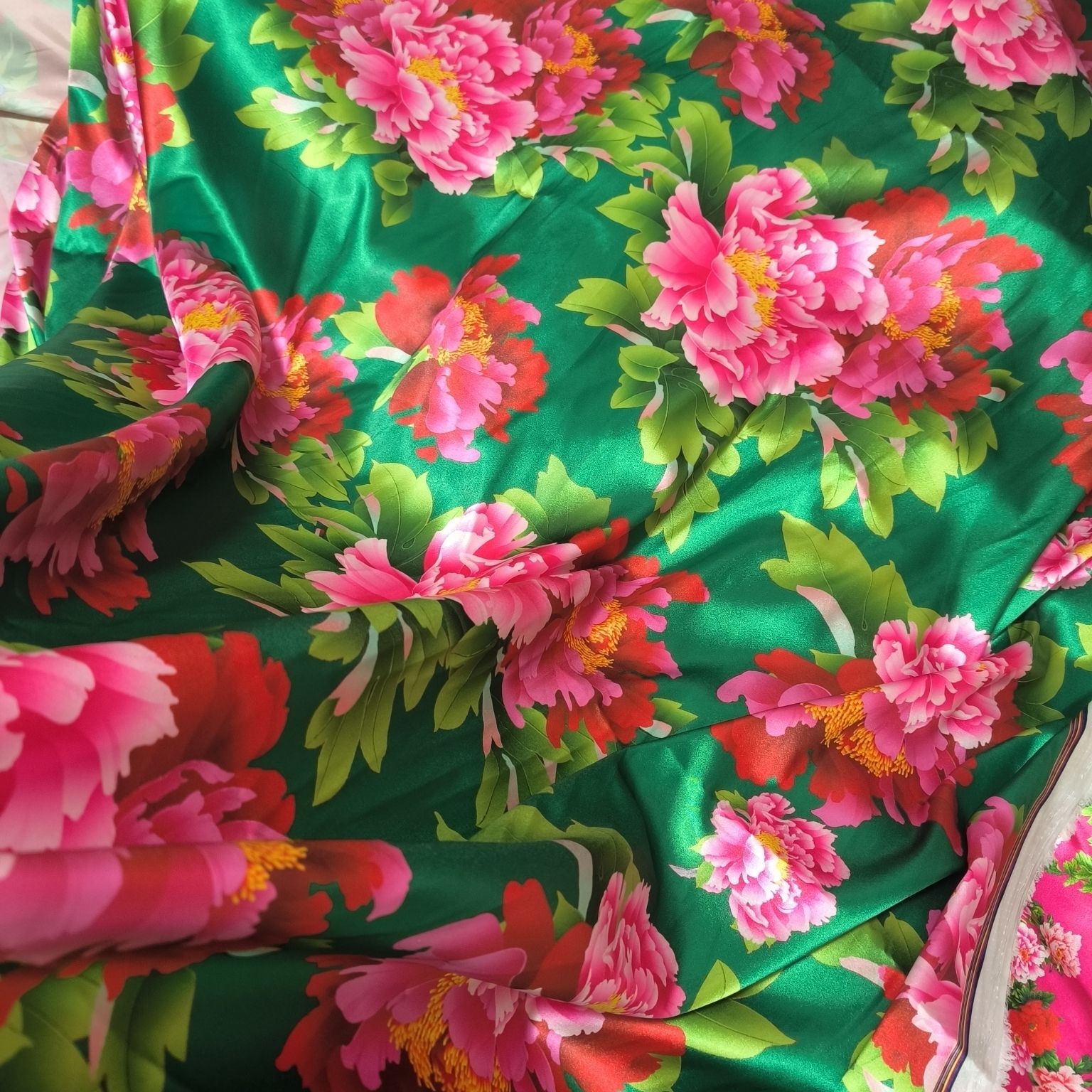 Tecido de cetim de acetato com - Textile For Sewing avaliação e preço